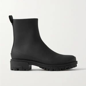 RAG & BONE Shiloh Sport Rubber Rain Boots in Black 9